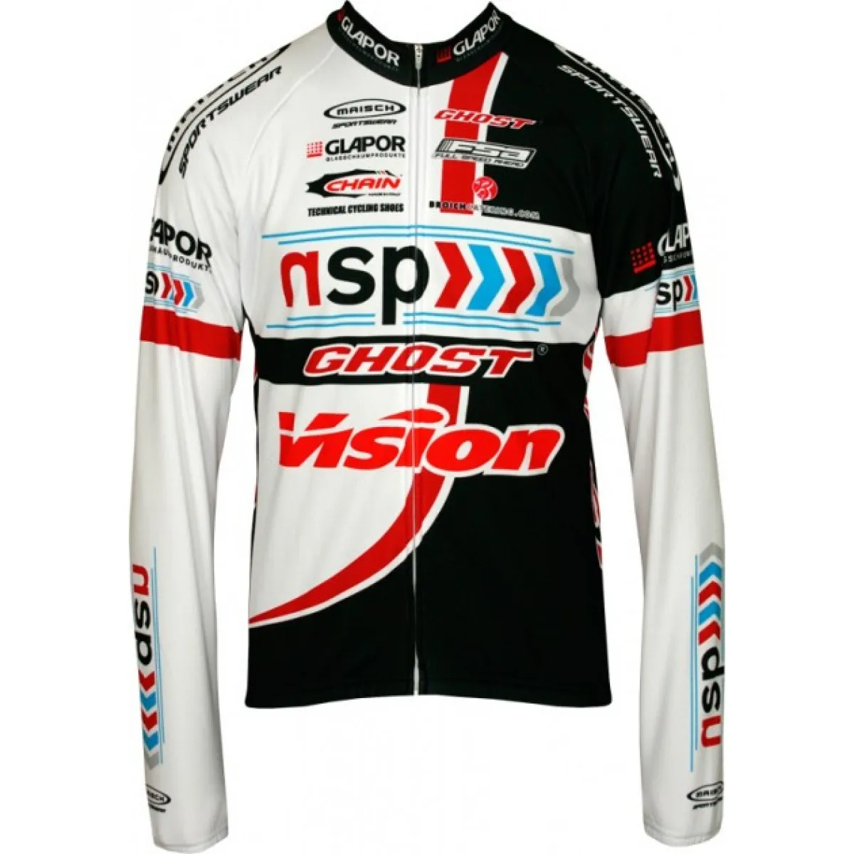 NSP-GHOST 2012 Maisch Radsport-Profi-Team Long Sleeve Jersey