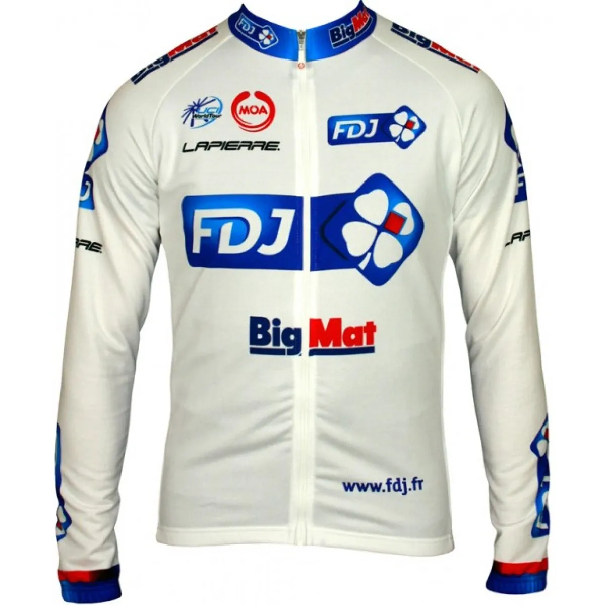 FRANCAISE DES JEUX (FDJ) - BIG MAT 2012 MOA Radsport-Profi-Team- Long Sleeve Jersey Jacket