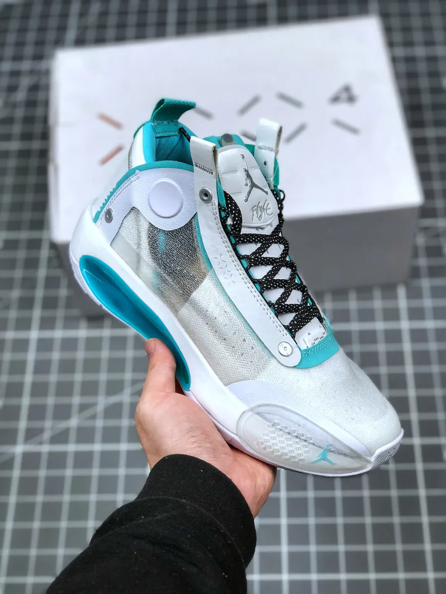 Air Jordan 34 'Snow Leopard' White/Aurora-Metallic Silver air jordan 34 snow leopard