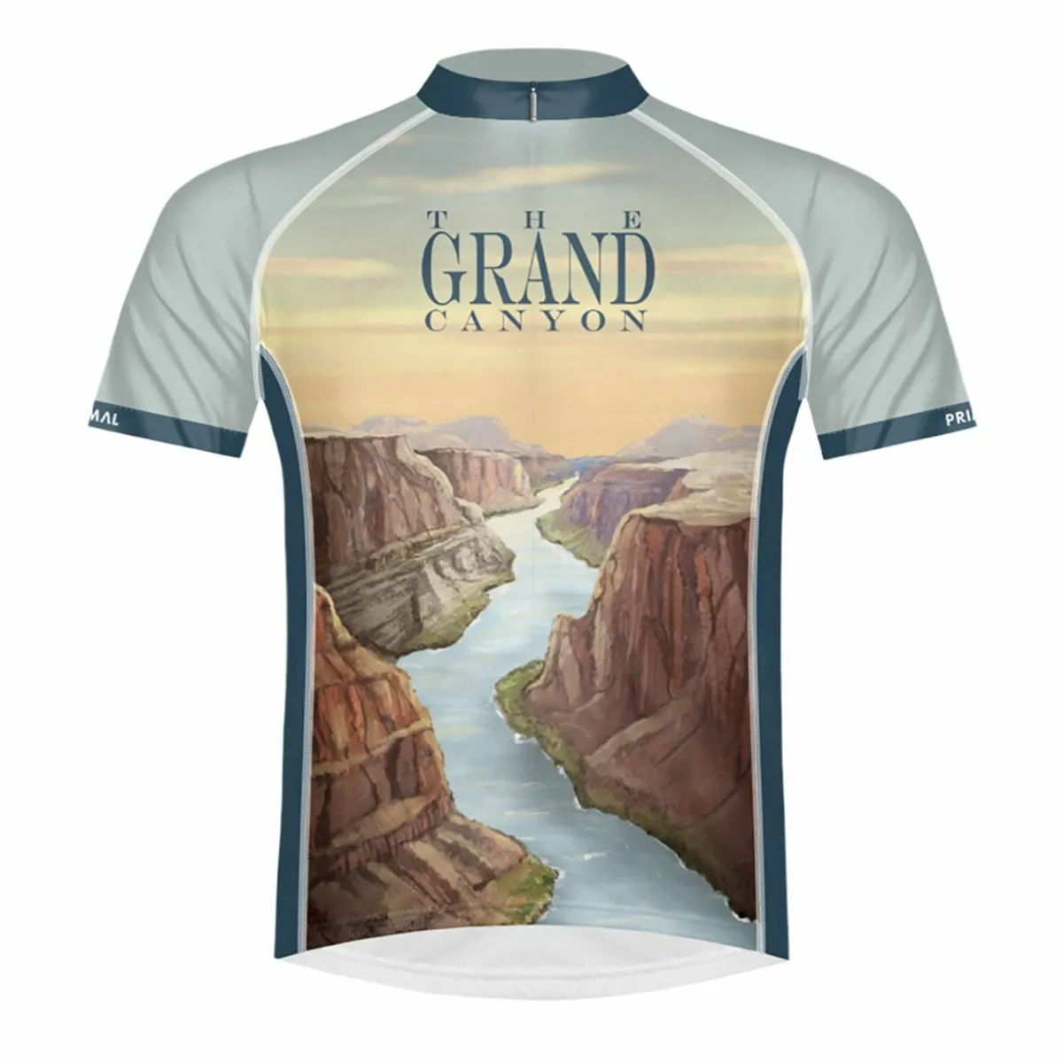 Primal Wear Grand Canyon National Park men's Sport Cut Full Zip Short Sleeve Cycling Jersey GRANJ20M-2