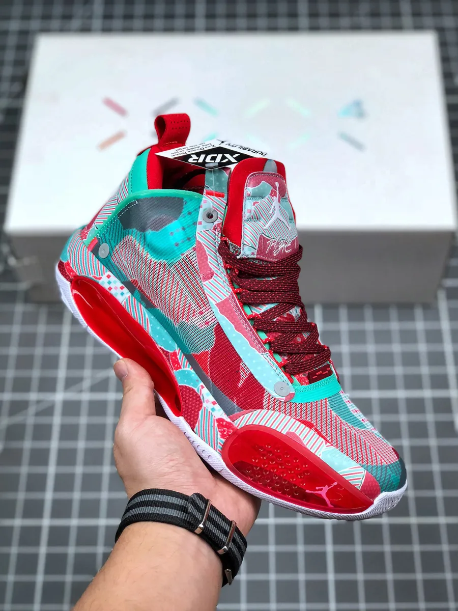 Air Jordan 34(XXXIV) 'Wrapping Paper' Christmas PE Jordan Wrapping Paper
