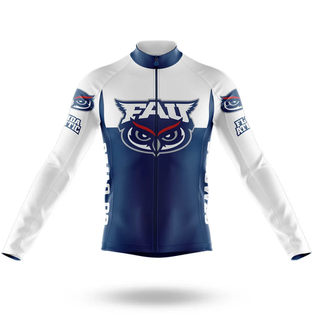 Florida Atlantic University V2 Long Sleeve Cycling Jersey Only