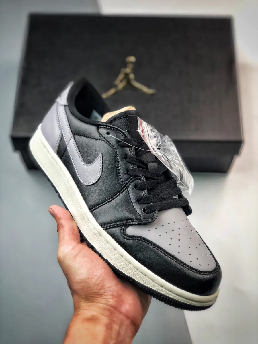 Air Jordan 1 Low Golf Shadow Black Grey DD9315-001 Jordan 1 Shadow Golf