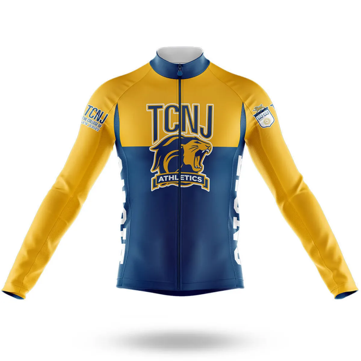 The College of New Jersey V2 Long Sleeve Cycling Jersey Only