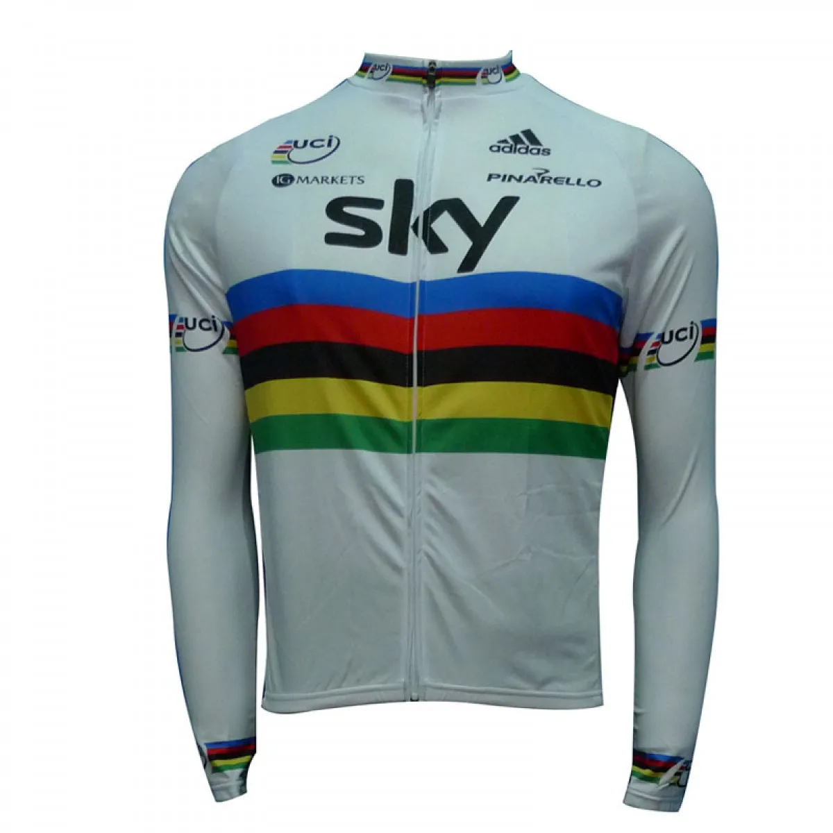 2012 TEAM SKY UCI WORLD CHAMPION Cycling Winter Jacket