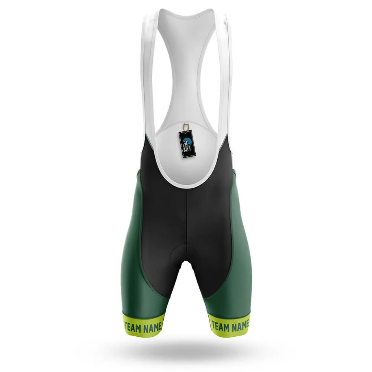 Custom Team Name V20 Green - Men's Cycling / Bibs Only