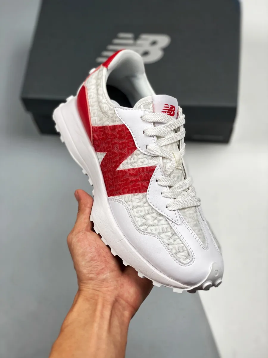 New Balance 327 White Red Outlet