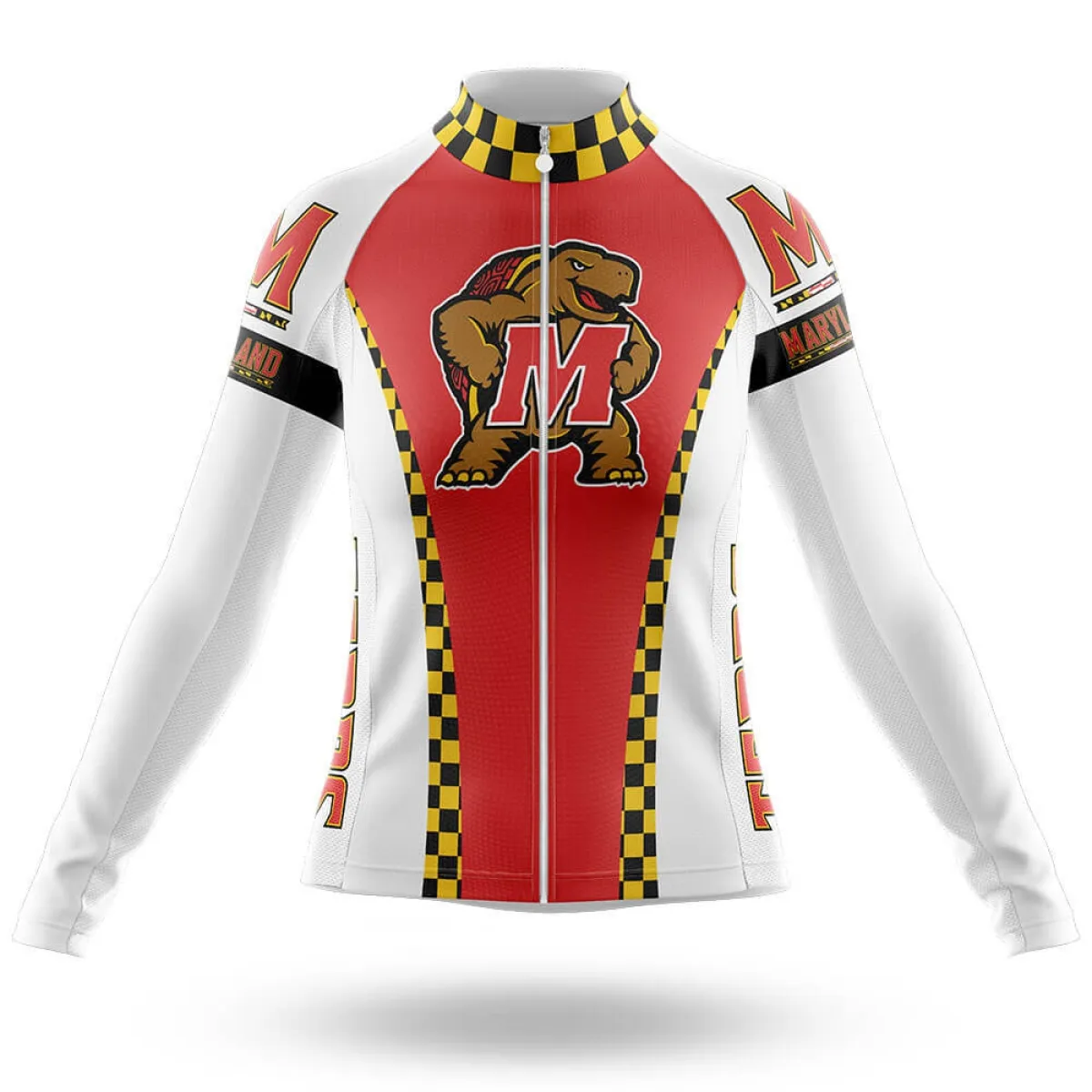 Maryland Mascot - Women's Long Sleeve Cycling Jersey Only