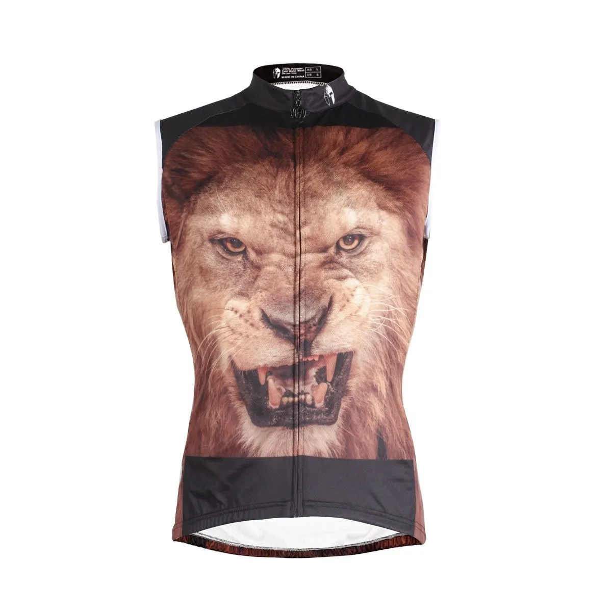 Wild Lion Men's Cycling Sleeveless Bike jersey T-shirt Summer Spring Road Bike Wear Mountain Bike MTB Clothes Sports Apparel Top NO.W 666