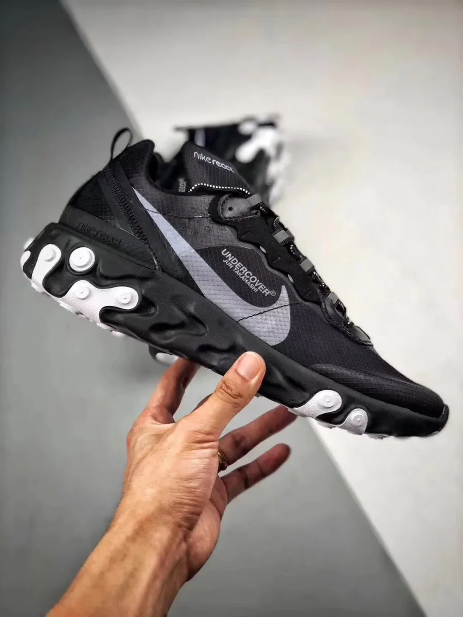 Undercover x Nike React Element 87 Black/White / nike react element 87 undercover