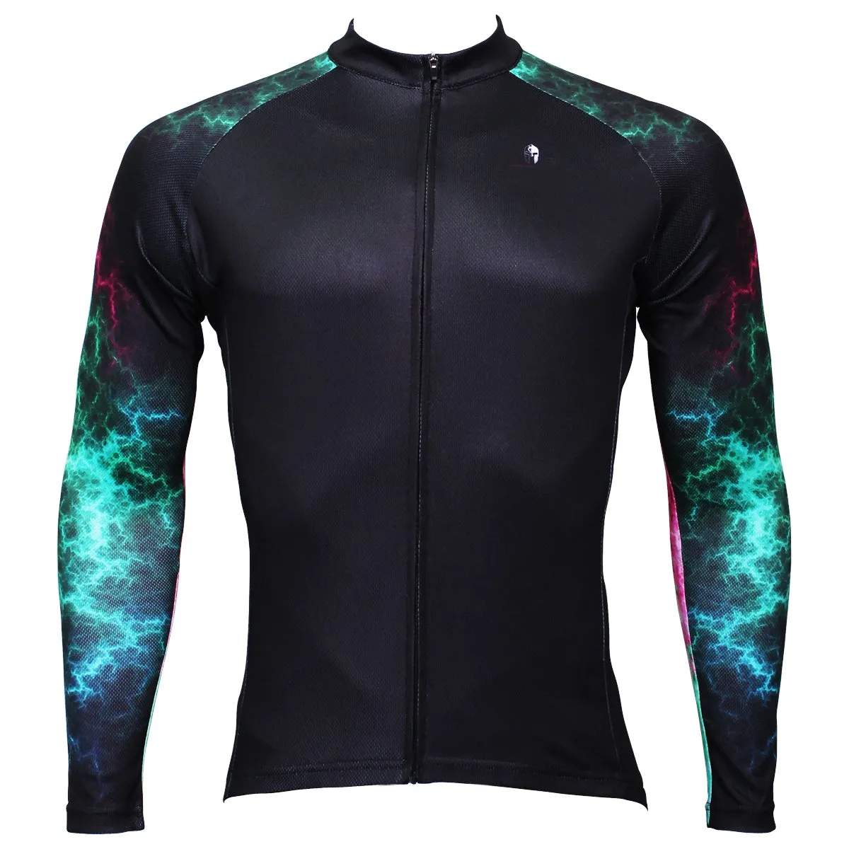 Hot Sale Cycling Jersey Cycling Clothing Wholesale Men's Long-sleeved Jersey for Spring and Summer Black Breathable Clothing and Simple Design