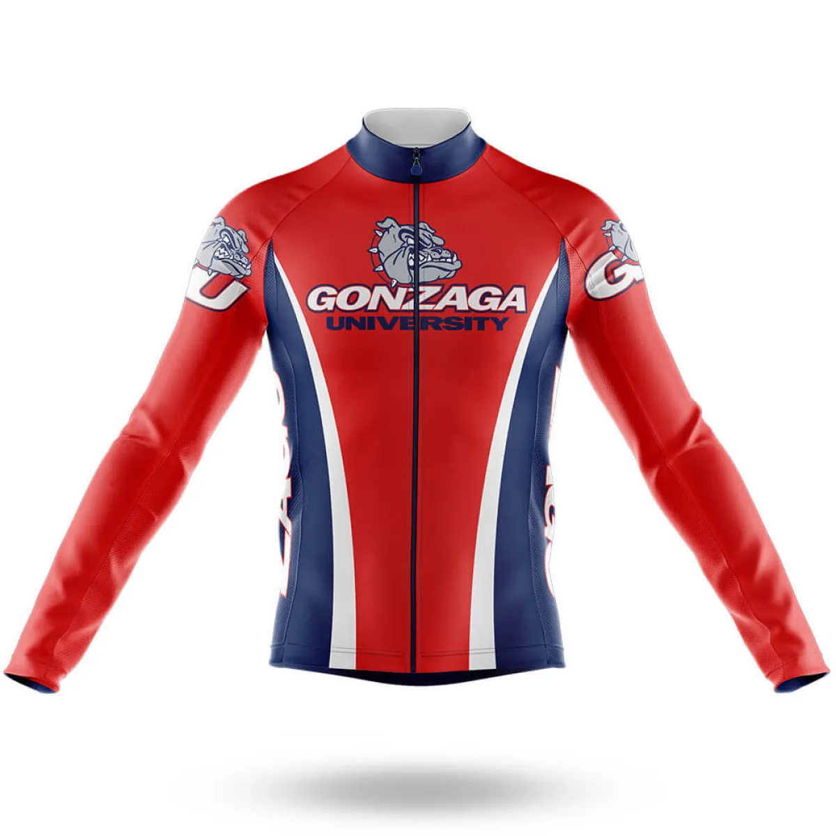Gonzaga University Long Sleeve Cycling Jersey Only