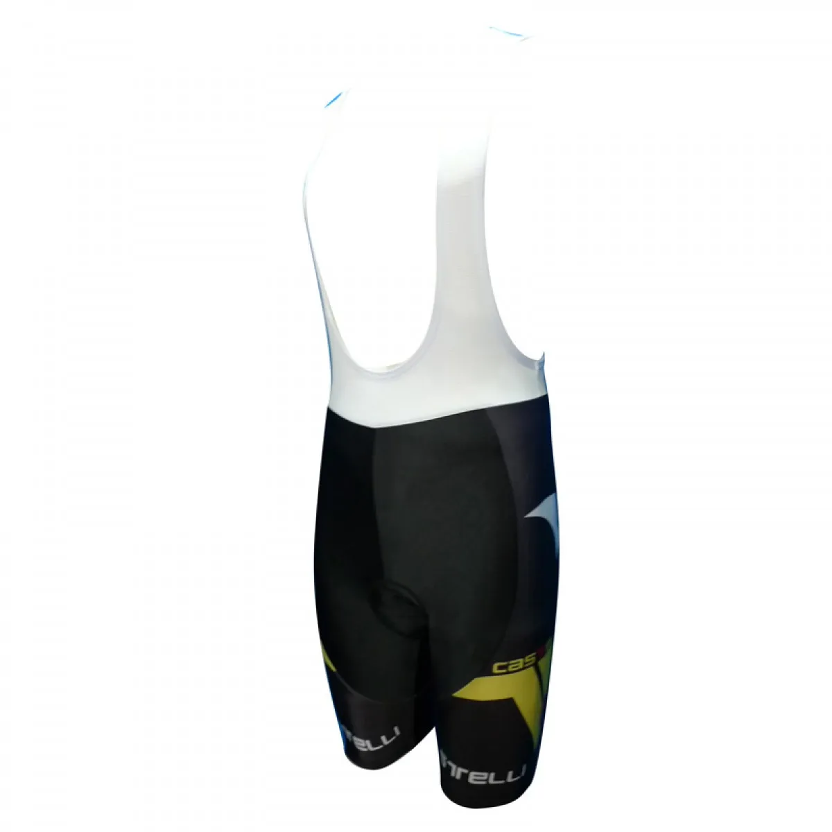 New CASTELLI Black-Yellow Cycling Bib Shorts New Releases