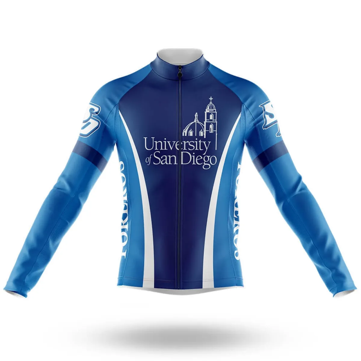 University of San Diego Long Sleeve Cycling Jersey Only