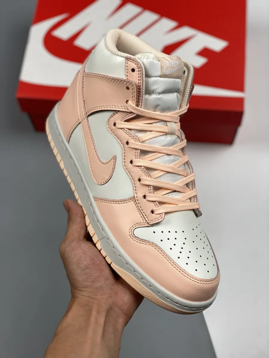 Nike Dunk High Sail/Crimson Tint DD1869-104 #wmns dunk high crimson tint