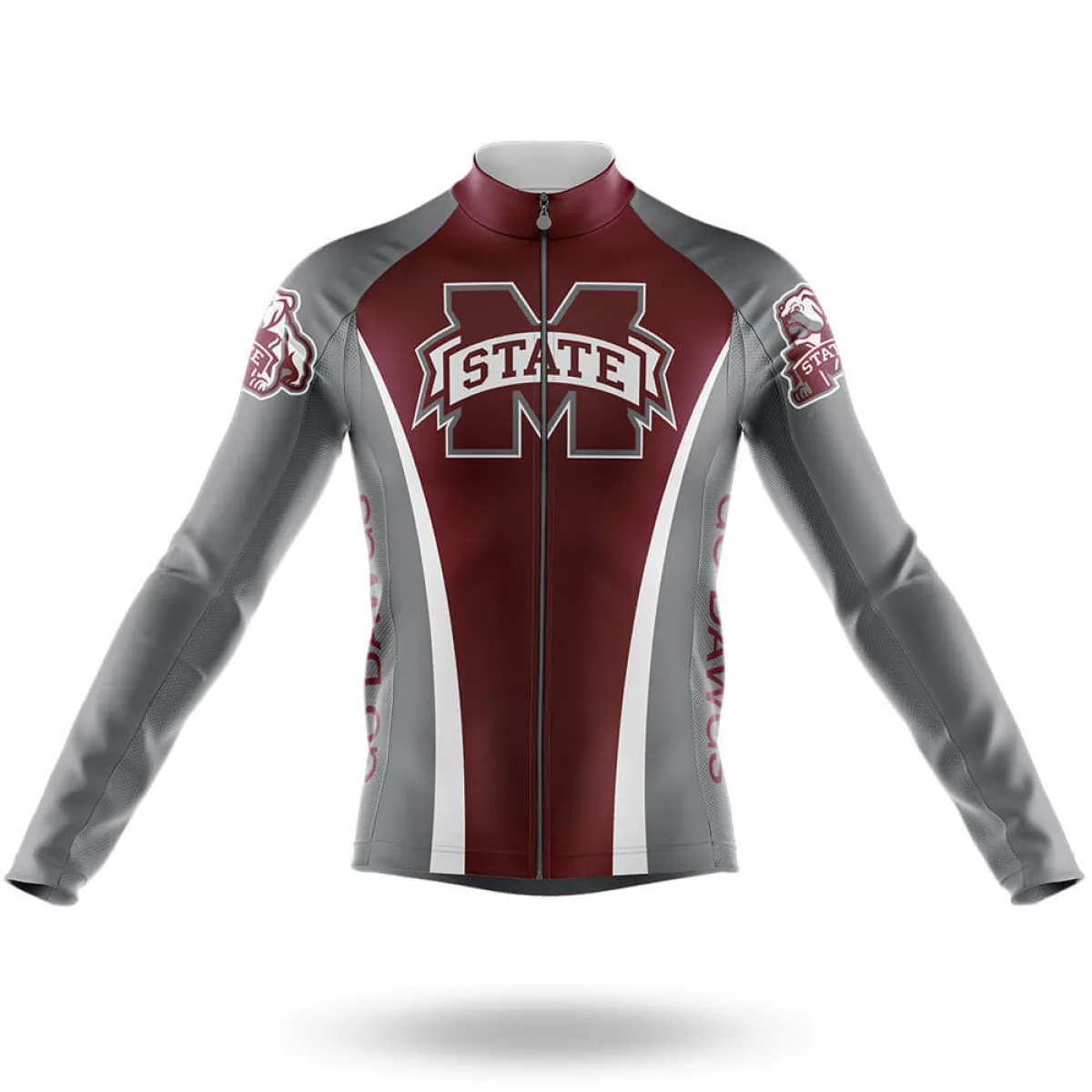 Mississippi State University Long Sleeve Cycling Jersey Only