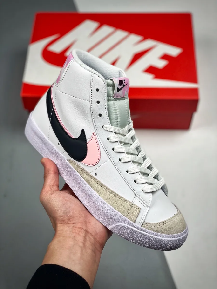 Nike Blazer Mid 77 Vintage White Pink DD1847-101 #nike blazer mid 77 white pink foam
