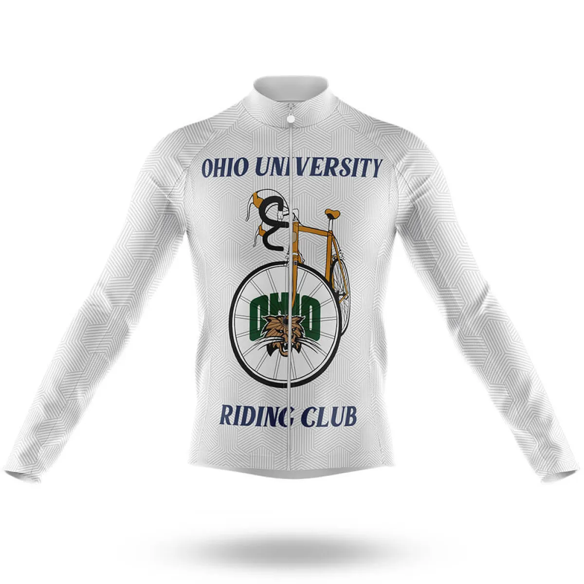 Classic Ohio University Long Sleeve Cycling Jersey Only