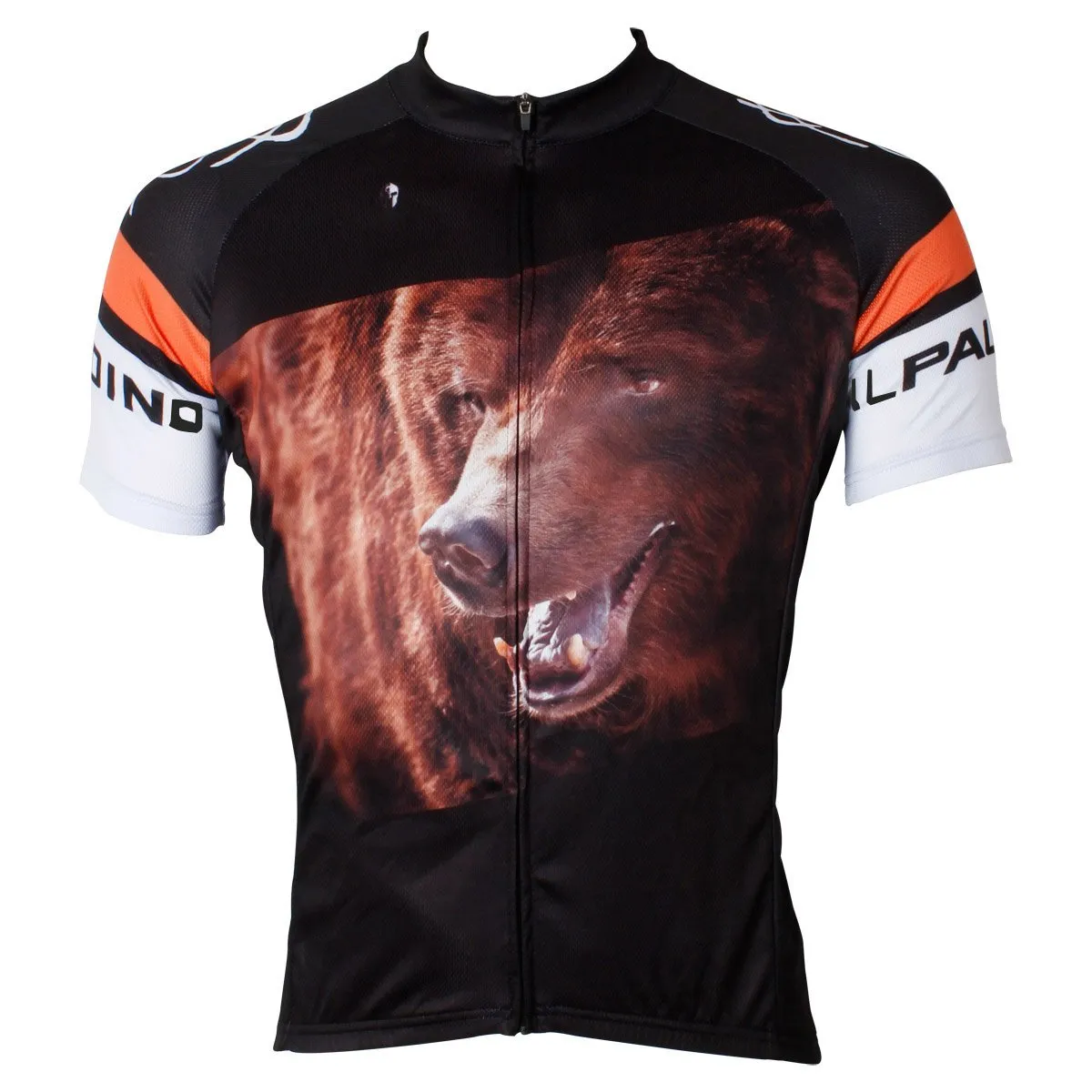 ILPALADINO Animal Brown Bear Nature Men's Professional MTB Cycling Jersey Breathable and Quick Dry Comfortable Bike Shirt for Summer NO.551