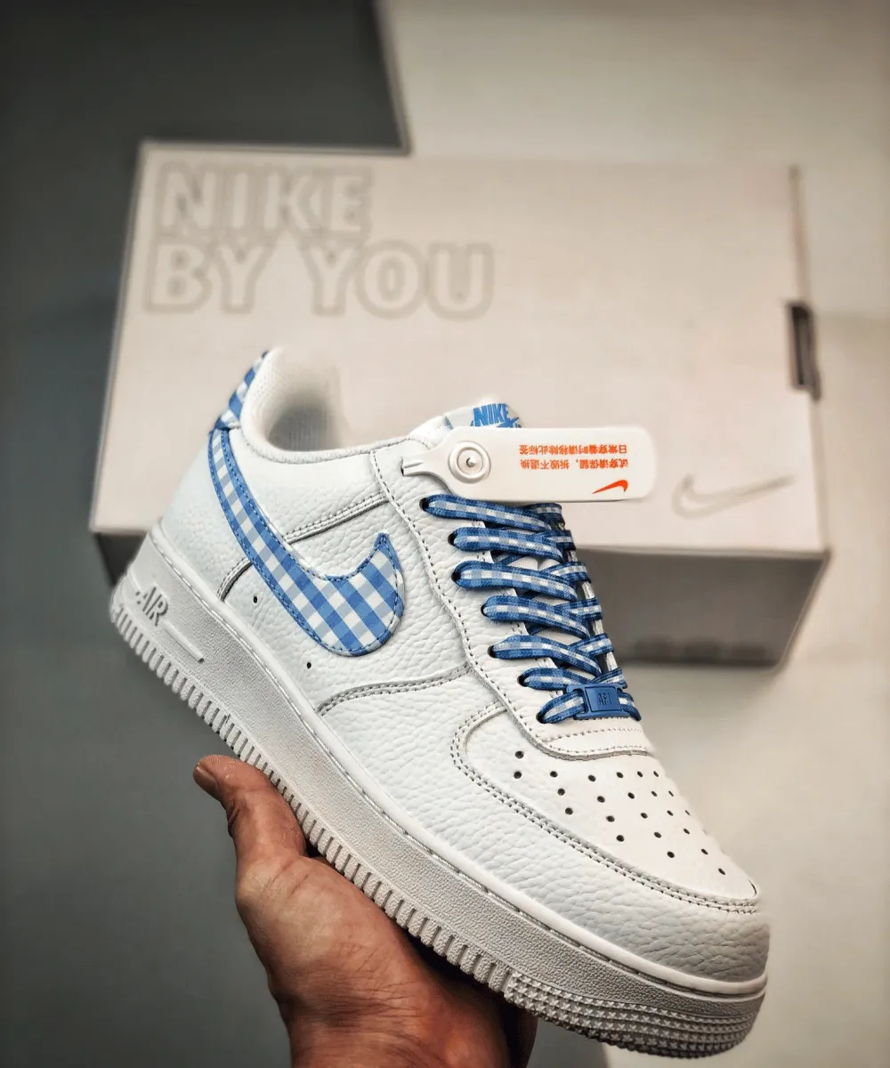 Nike Air Force 1 Low 'Blue Gingham' White/University Blue DZ2784-100 Online