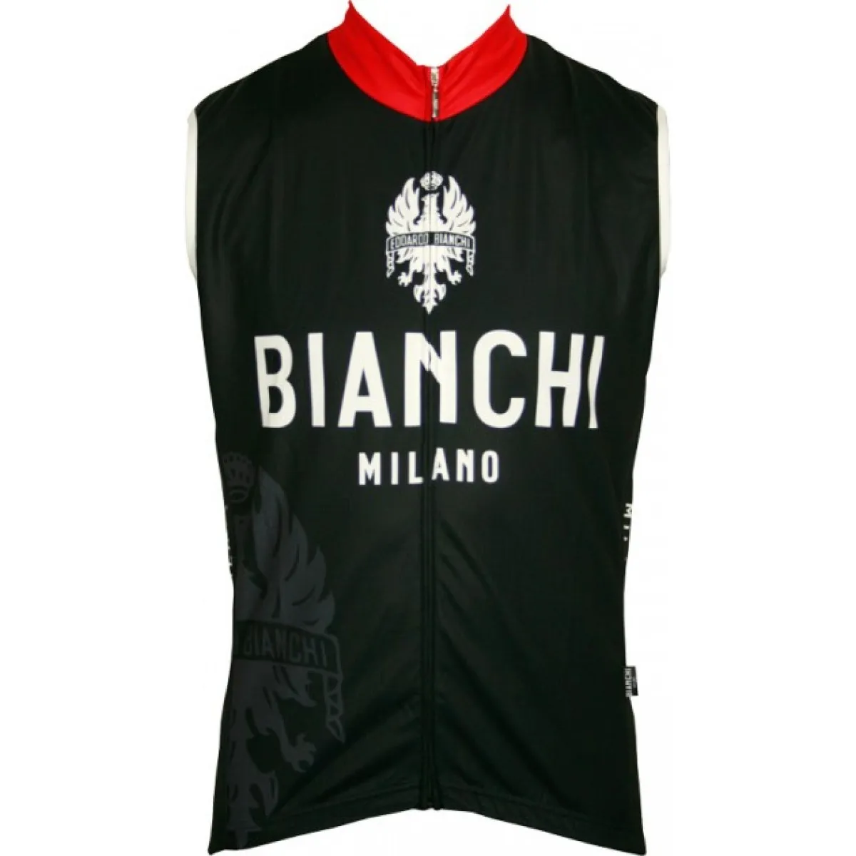 Bianchi Milano Sleeveless Jersey E12MORENO1 Black Restock