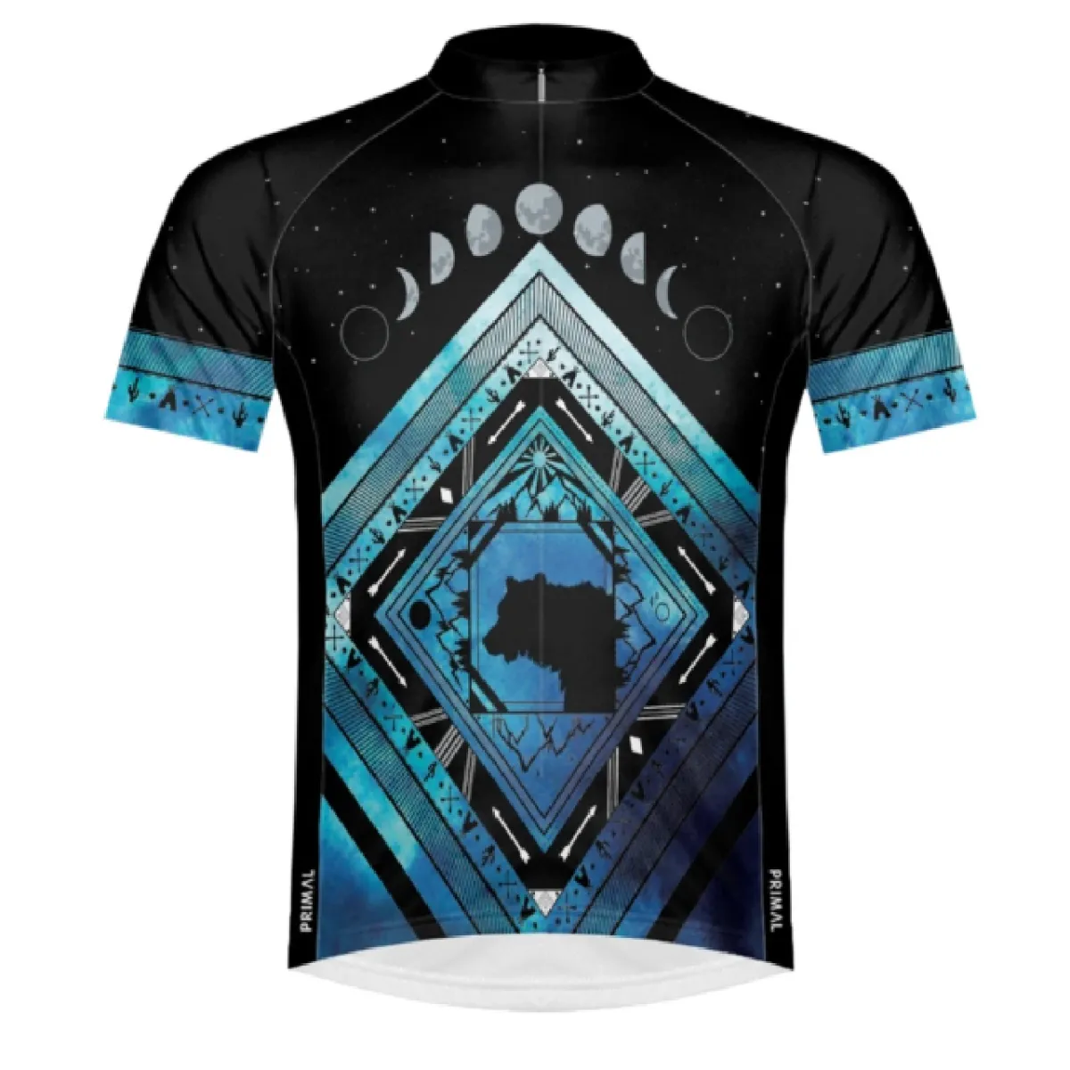 Primal Wear Call Into The Wild Men's Full Zip Sport Cut Cycling Jersey