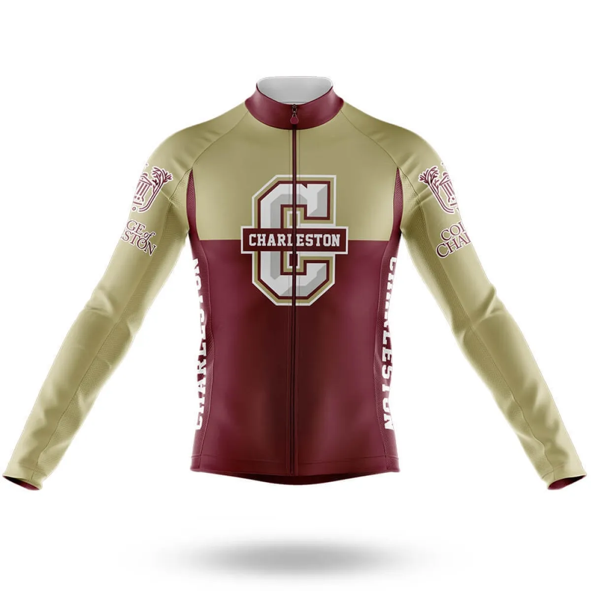 College of Charleston V2 Long Sleeve Cycling Jersey Only
