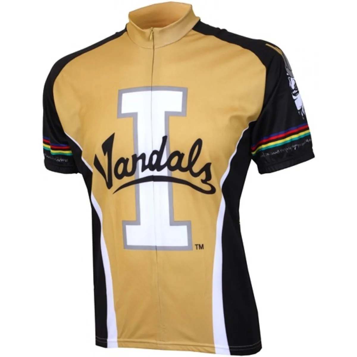 UI University of Idaho Gold Vandals Cycling Short Sleeve Jersey
