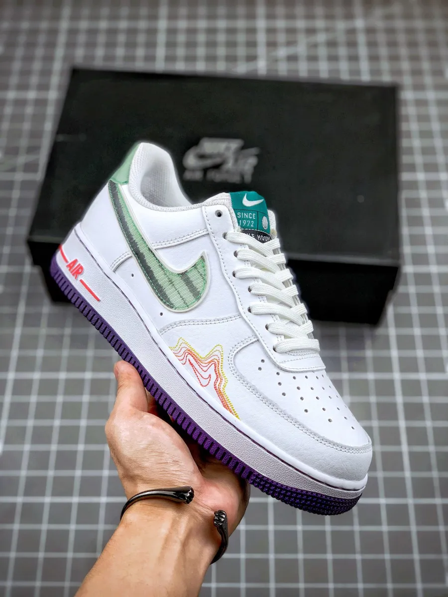 Nike Air Force 1 'Music' White Red - air force 1 low music