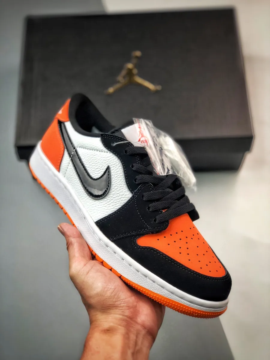 Air Jordan 1 Low Golf 'Shattered Backboard' Starfish/White/Black DD9315-800 Air Jordan 1 Low Golf Shattered Backboard