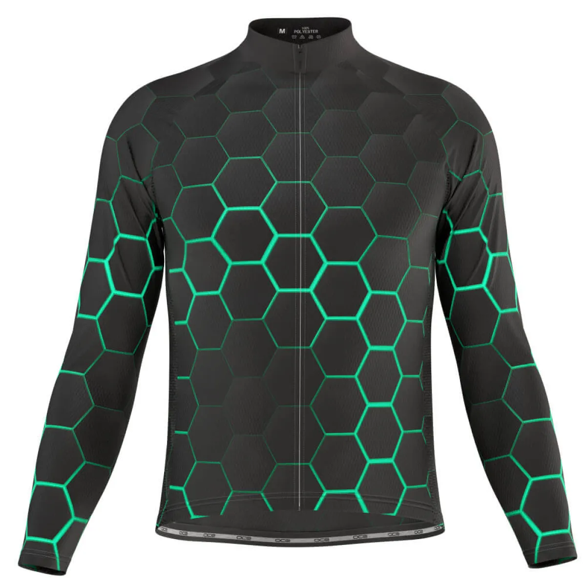 Men's Radioactive Long Sleeve Cycling Jersey Brand New