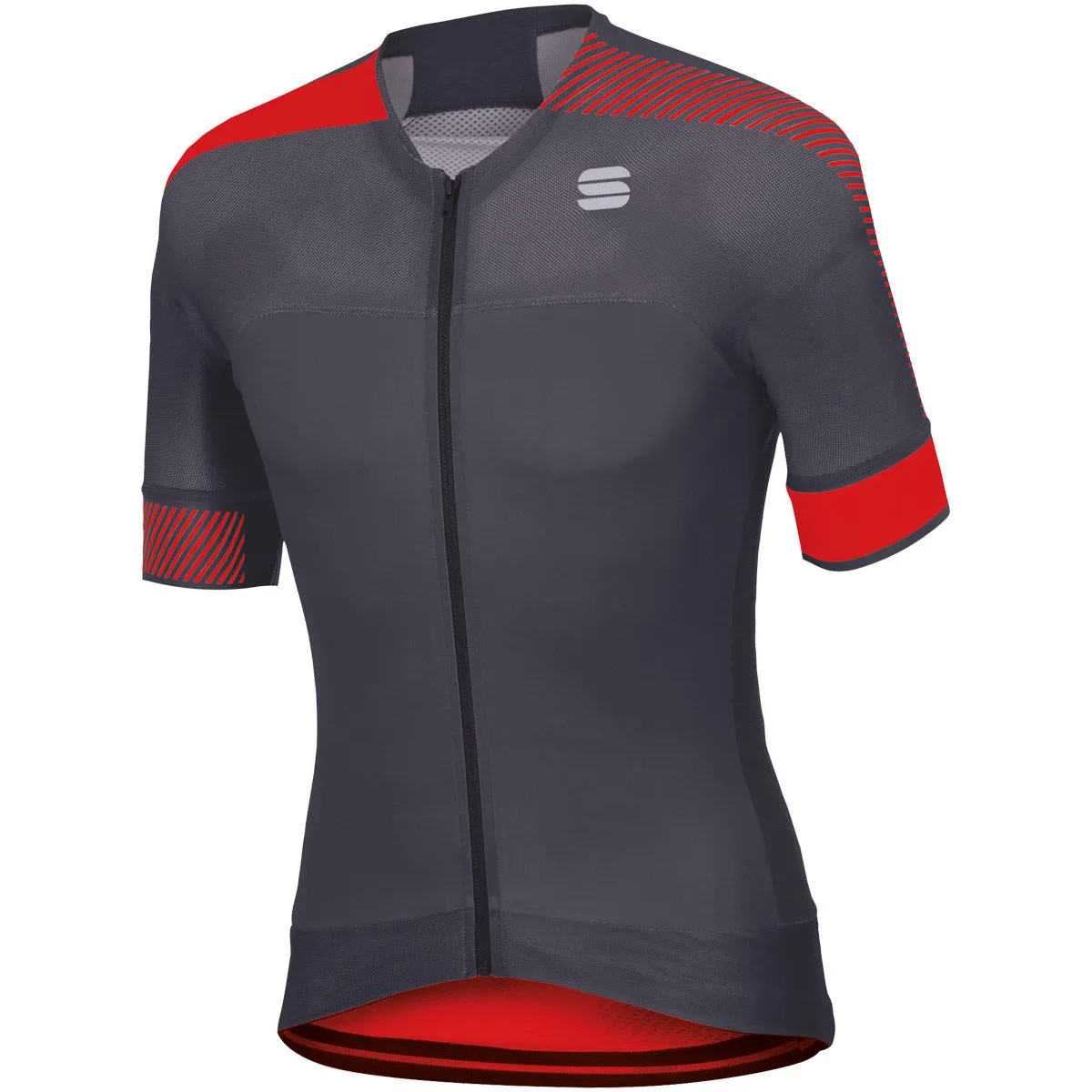Sportful Bodyfit Pro Evo 2018 jersey - Anthracite red