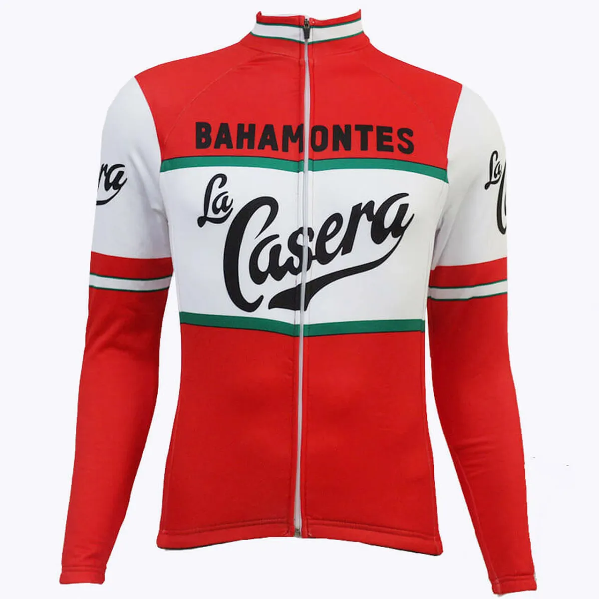 La Casera Bahamontes Retro Long Sleeve Men's Cycling Jersey