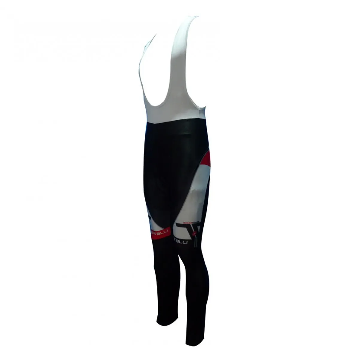 New 2012 CASTELLI WHITE-BLACK Cycling Bib Pants Brand New