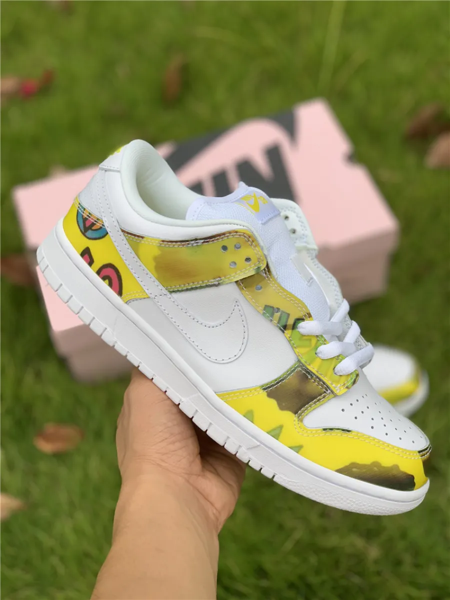 Nike SB Dunk 'De La Soul' White/Yellow 304292-171 Restock