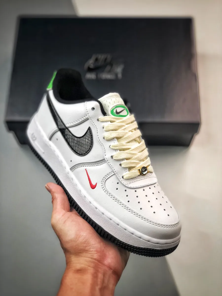 Nike Air Force 1 Low 'Just Do It' White Black DV1492-101 Just Do It Af1