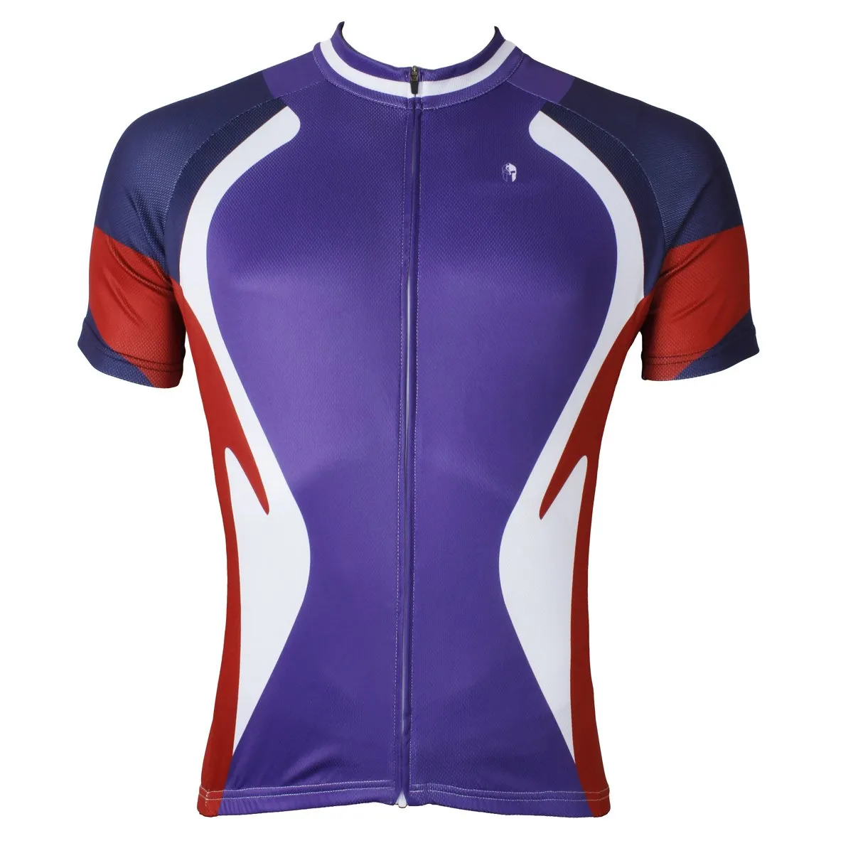 Ilpaladino Funnel Purple Cycling Short-sleeve Jersey Exercise Bicycling Pro Cycle Clothing Racing Apparel Outdoor Sports Leisure Biking Shirts Team NO.523