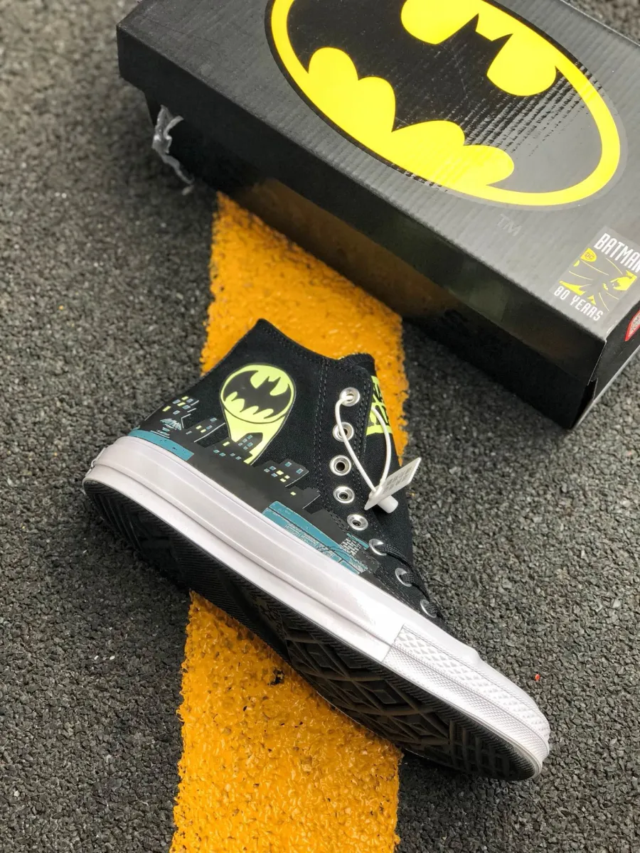 Batman X Chinatown Market X Converse Chuck 70 High Top Black Yellow White 167511C Outlet
