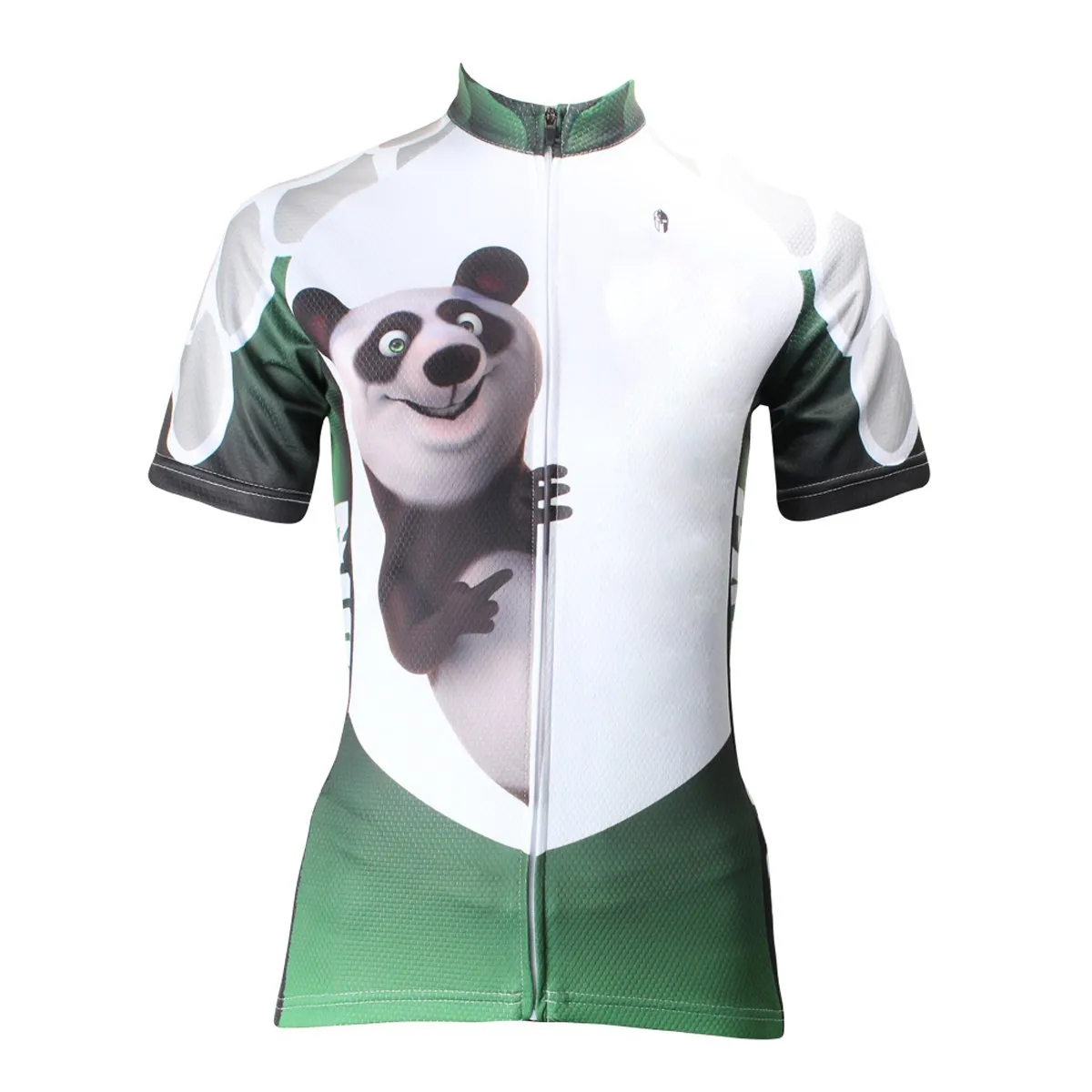 ILPALADINO Animal Panda Cycling Jersey for Girls Bike Bicycling Summer Pro Cycle Clothing Racing Apparel Outdoor Sports Leisure Biking Shirts Breathable and Comfortable NO.159