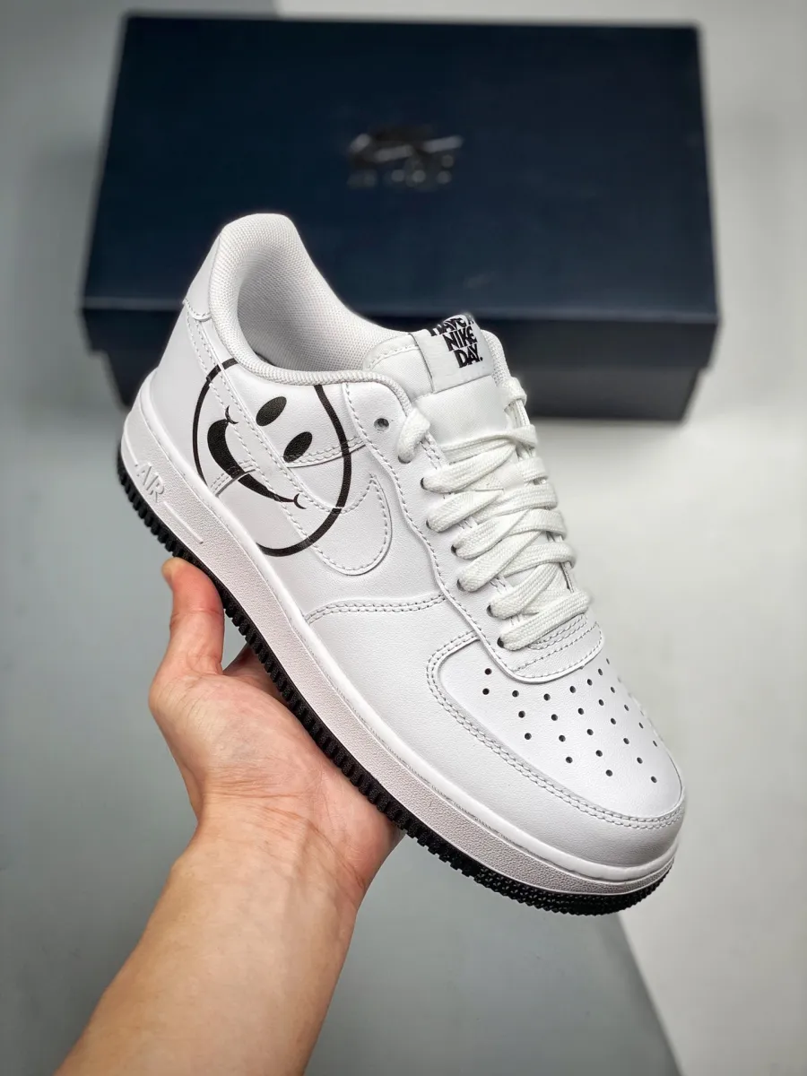 Nike Air Force 1 Low 'Have A Nike Day' White BQ9044-100 #nike smiley face air force 1