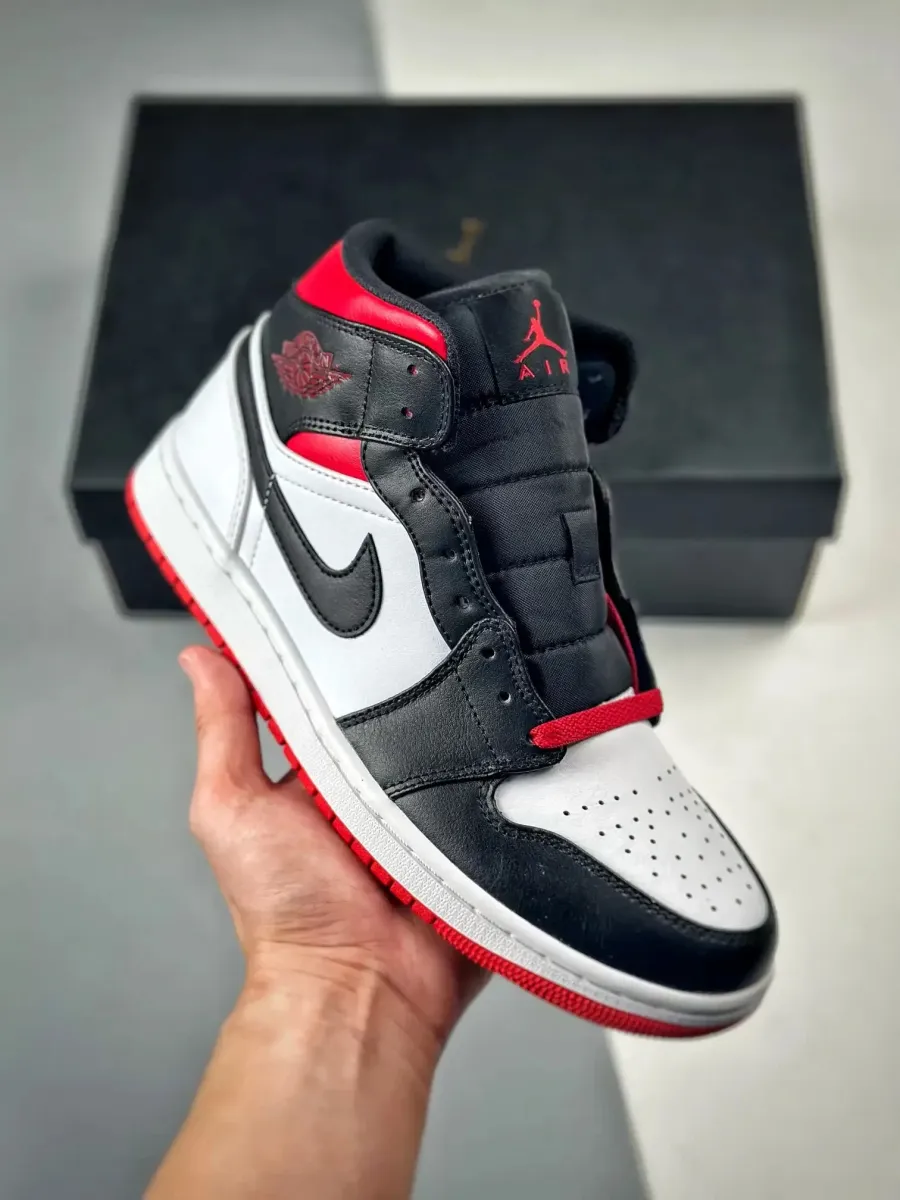 Restock Air Jordan 1 Mid Gym Red Black Toe DQ8426-106