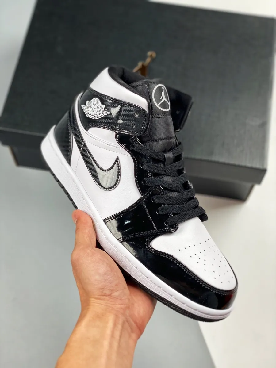 Air Jordan 1 Mid 'All-Star' Black/White - jordan se