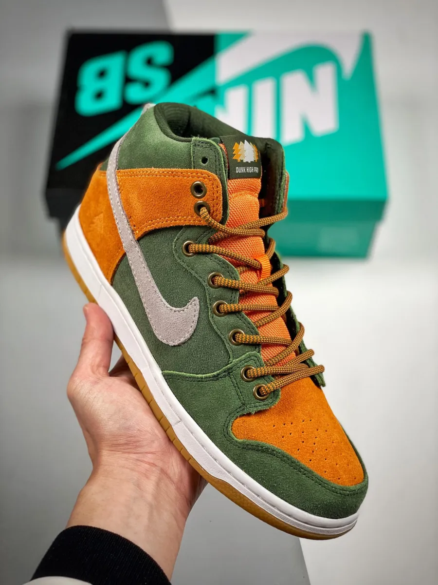 Nike SB Dunk High Premium 'Homegrown' Sequoia/Yale Brown-Cool Grey / nike sb dunk high sale