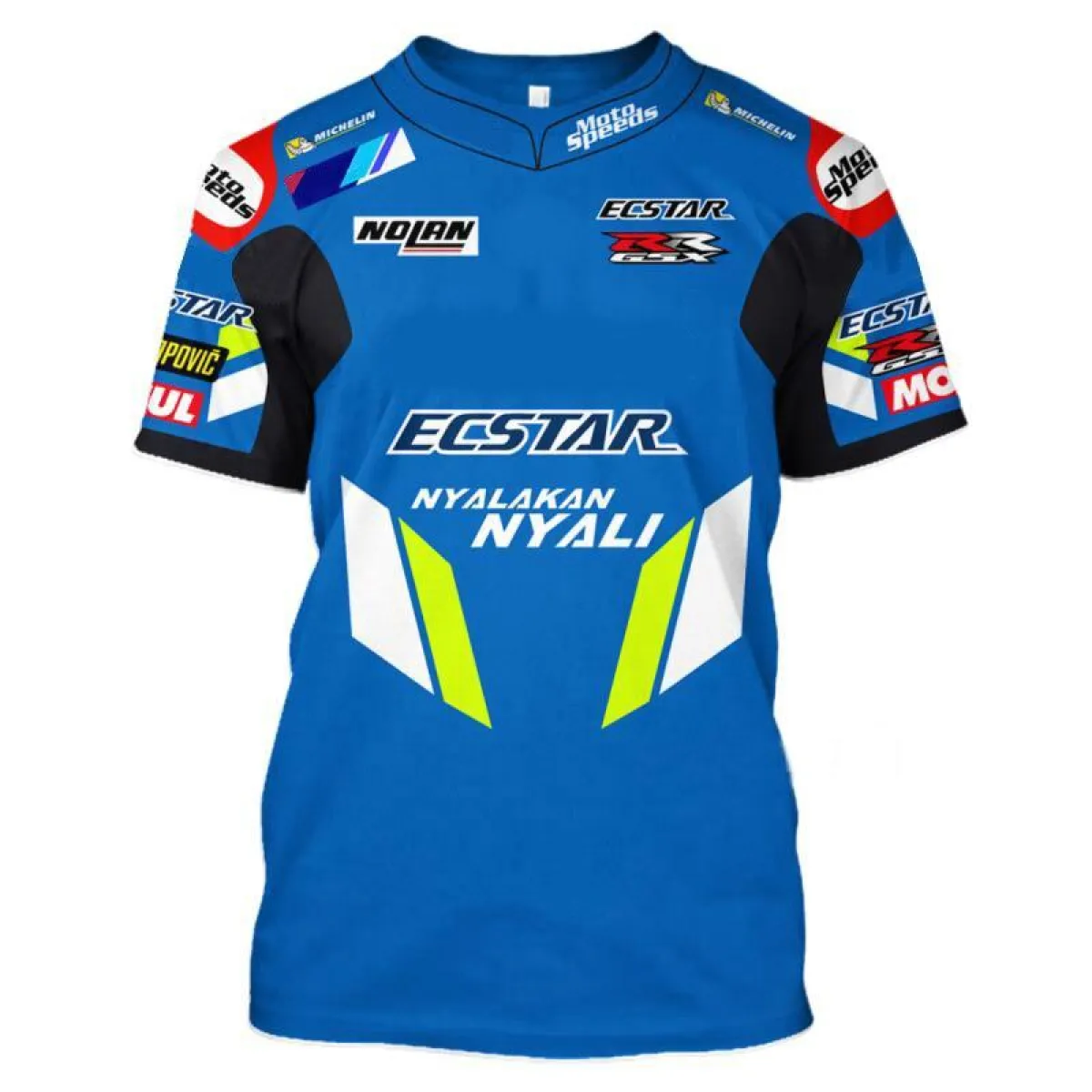 MTB Jerseys For Suzuki Motorcycles Riding Short-sleeved Quick-drying Clothes Summer Big Car Racing T-shirt Male Off-road T Shirt Motocross