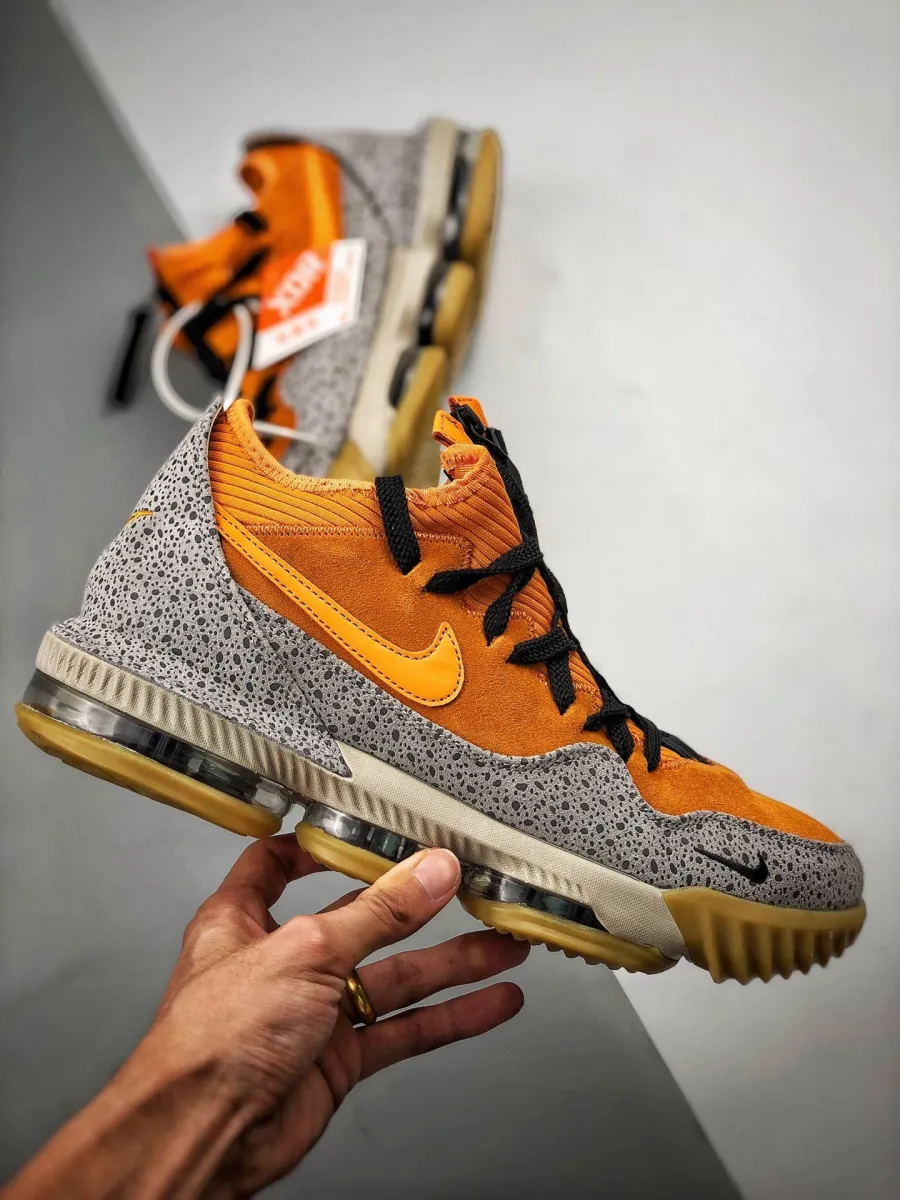 Nike LeBron 16 Low 'Safari' Kumquat Black CI3358-800 To Buy
