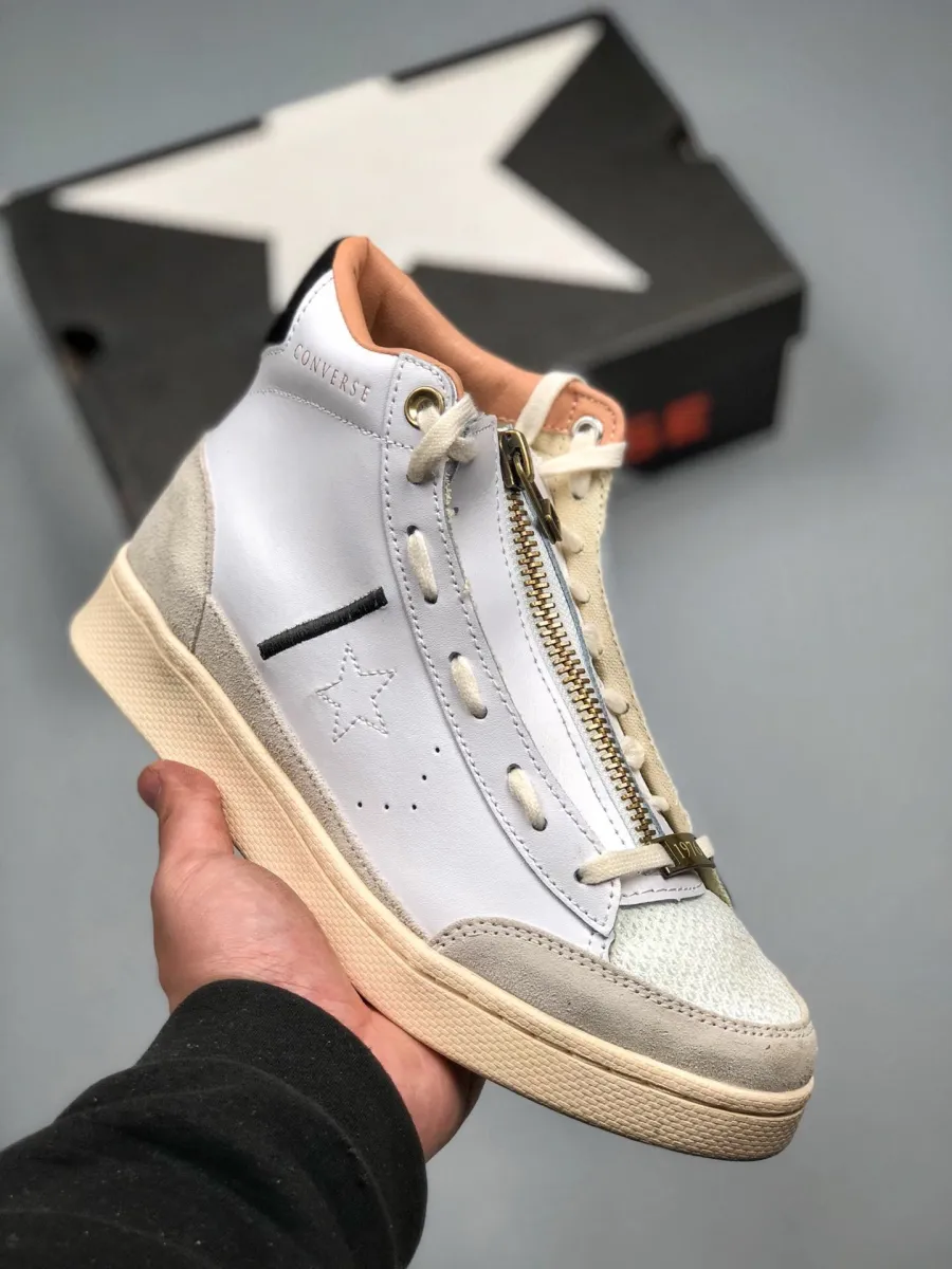 Ibn Jasper x Converse Pro Leather White Grey #converse jasper