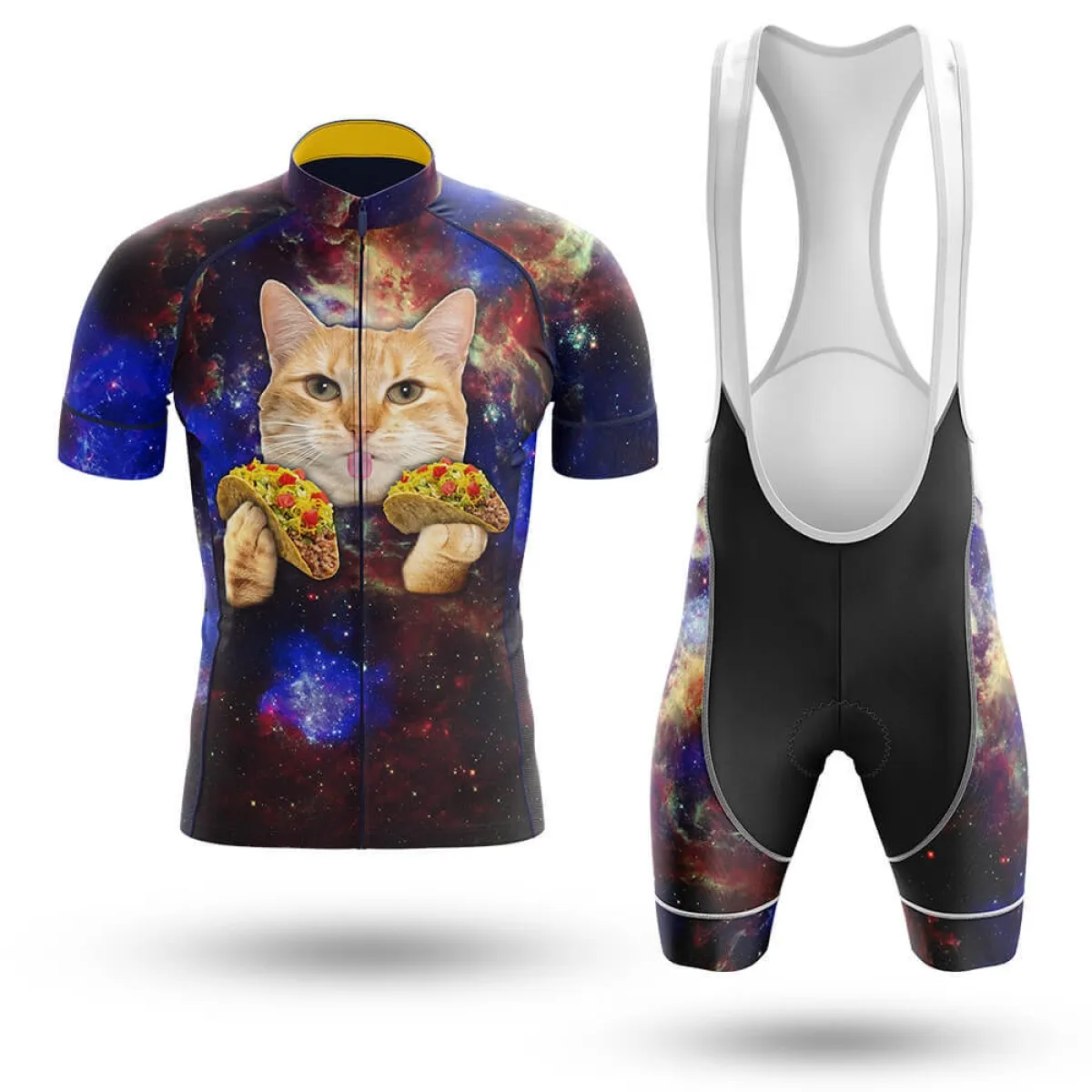 Taco Cat - Men's Cycling Kit / Full Set / Cat Cycling Jersey