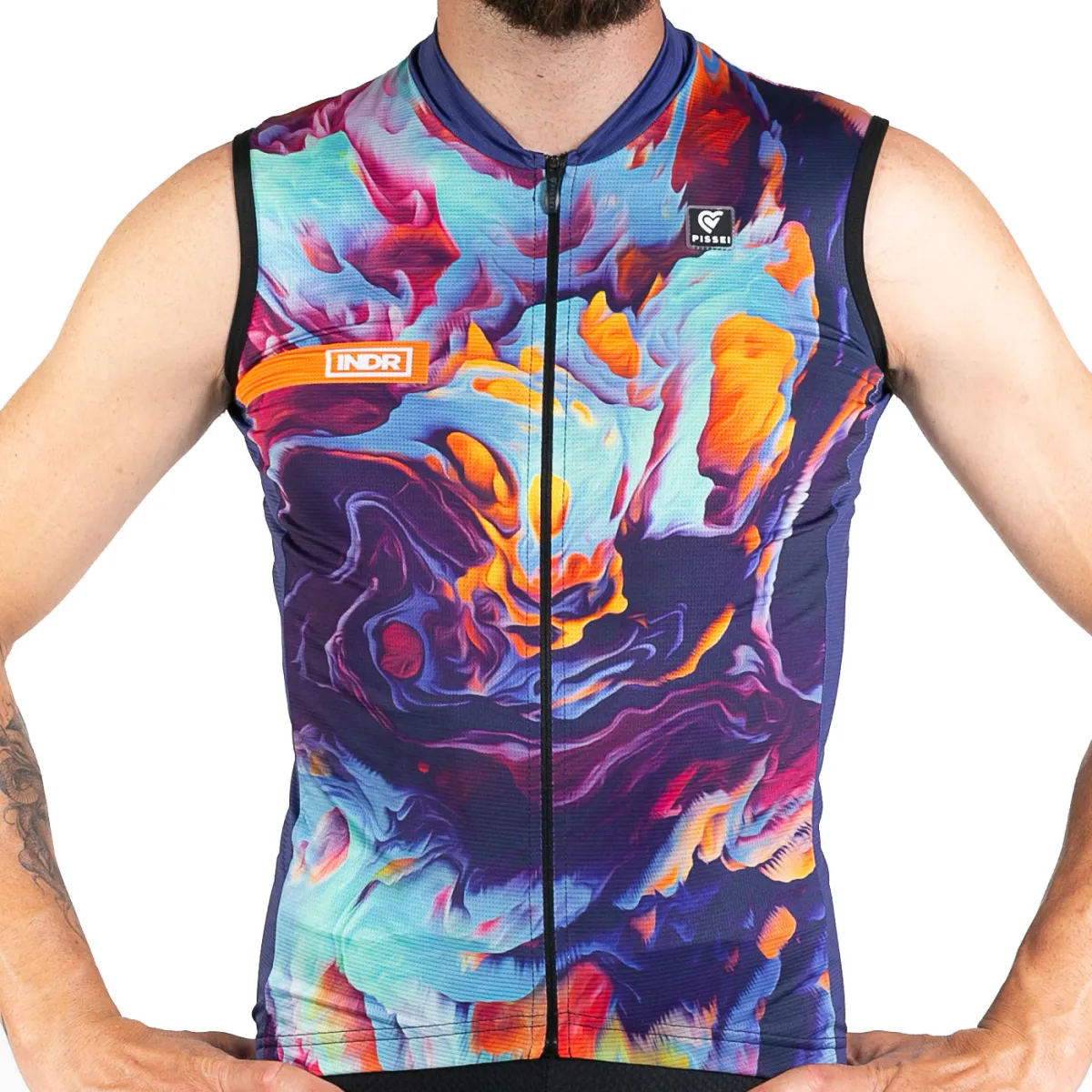 Pissei INDR Sleeveless Jersey - Violet Brand New