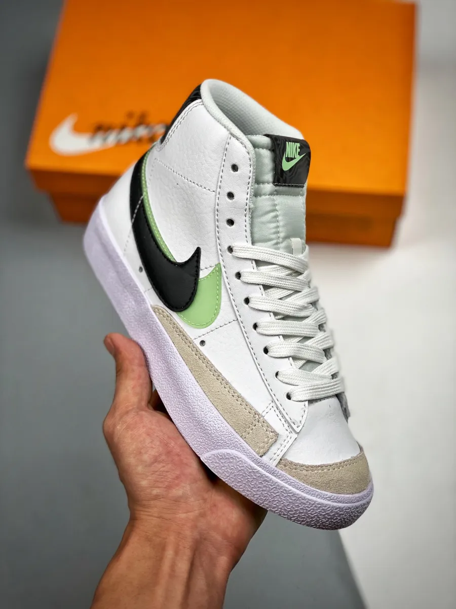 Nike Blazer Mid '77 SE 'Double Swoosh' White Vapor Green - double swoosh blazers
