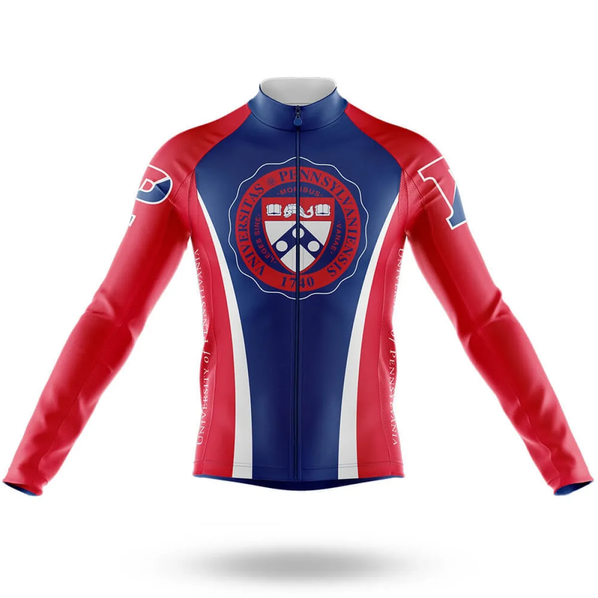University of Pennsylvania Long Sleeve Cycling Jersey Only
